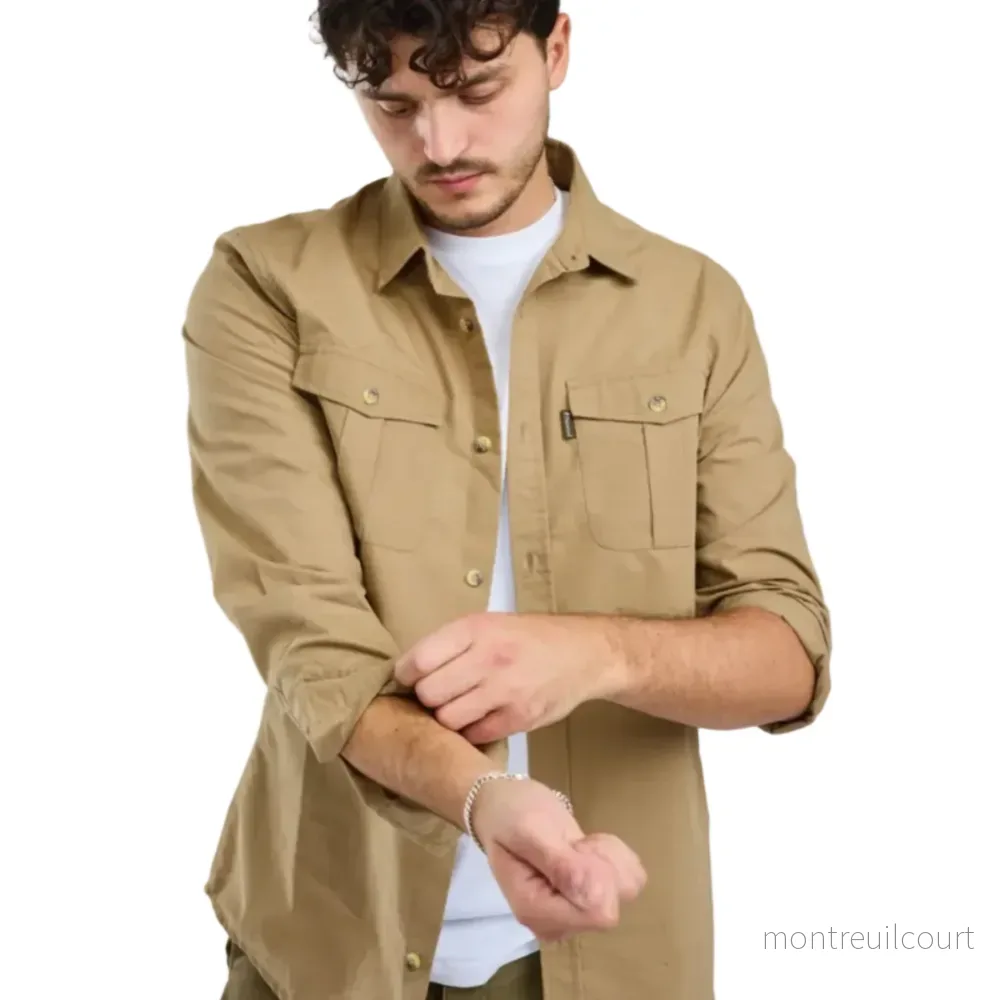 Pinewood InsectSafe Poplin L/S Shirt Herr - Bild 3