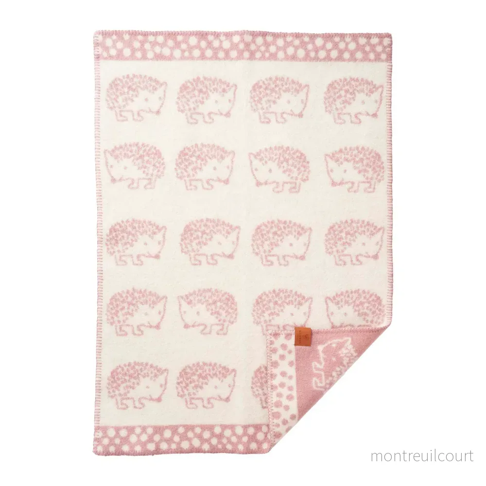 Babyfilt Ull Igelkott rosa Babyfilt Ull Igelkott rosa