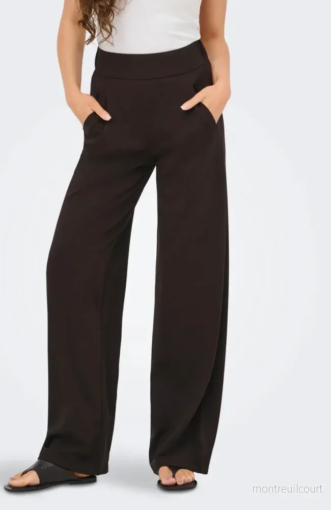 JDY – LOUISVILLE CATIA WIDE PANTS – CHOCOLATE TORTE JDY – LOUISVILLE CATIA WIDE PANTS – CHOCOLATE TORTE
