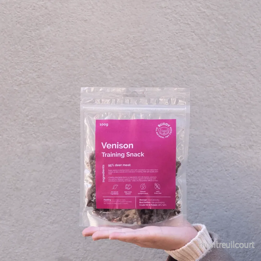 Buddy Training Treats - Hjort 100g - Bild 2