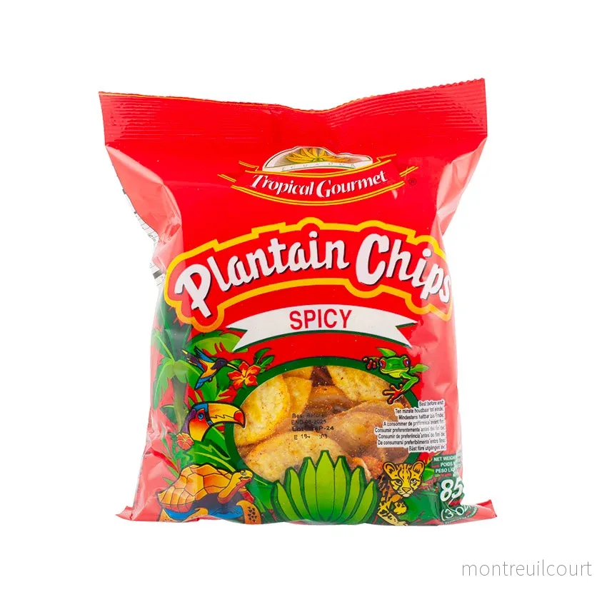 Chips de PlĂĄtano Picantes / Spicy Plantain Chips – Tropical Gourmet (85g) Chips de PlĂĄtano Picantes / Spicy Plantain Chips – Tropical Gourmet (85g)