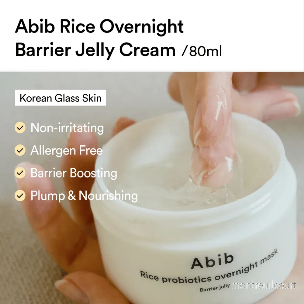 Abib Rice Probiotics Overnight Mask Barrier Jelly 80ml - Bild 2