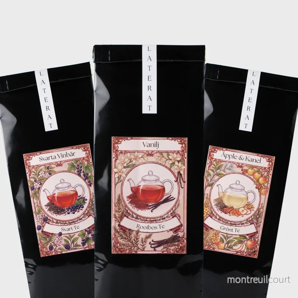 Utvalt Tepaket – Vanilj, Äpple & Kanel och Svarta Vinbär – 3 x 100g