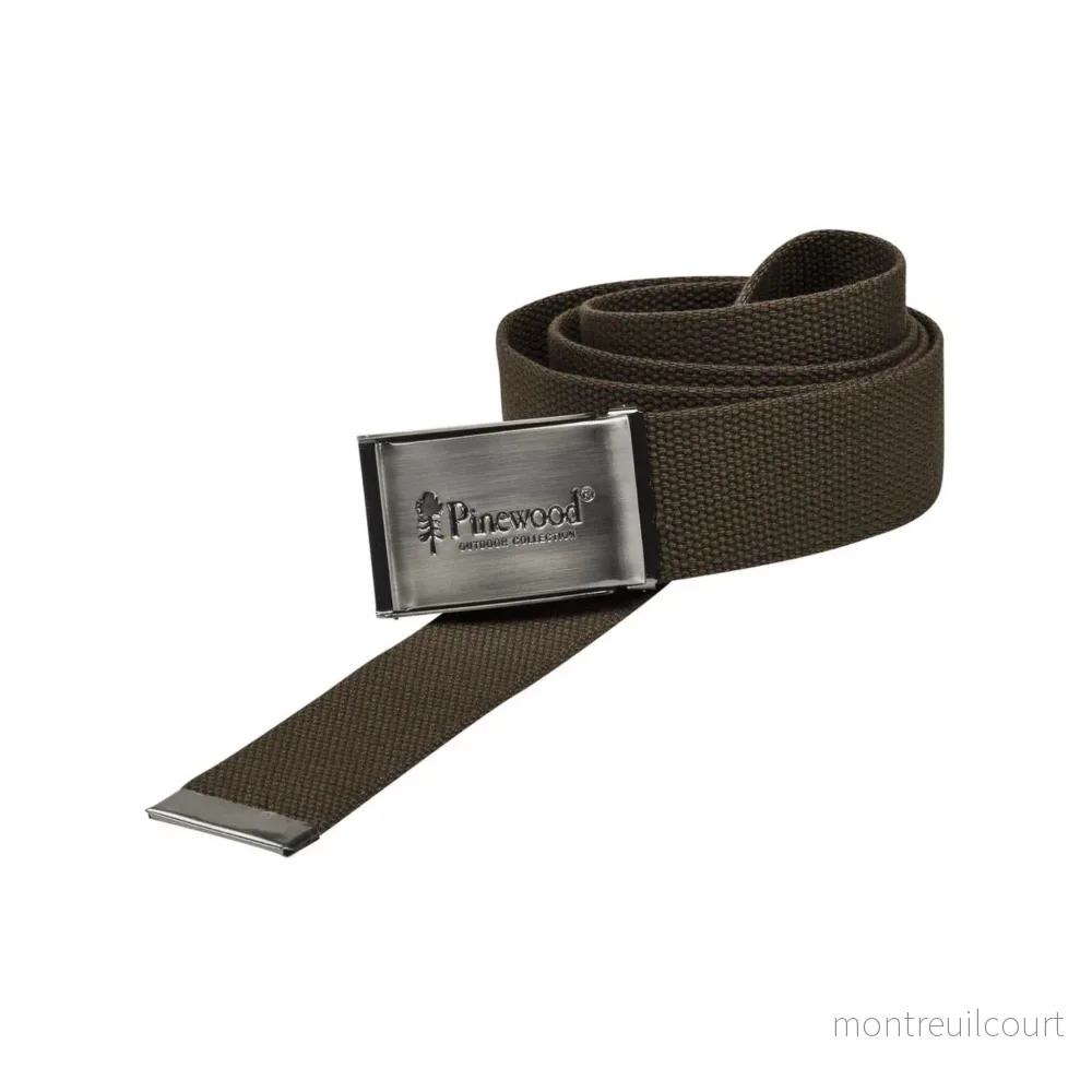 Pinewood Canvasbälte Brun