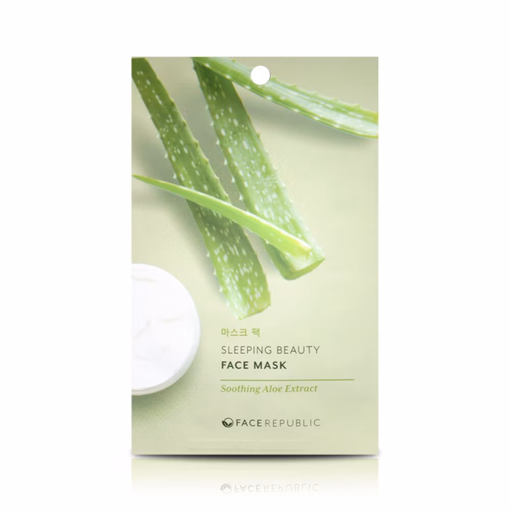 Face Republic Sleeping Beauty Sheet Mask - Soothing Aloe Extract, 23ml