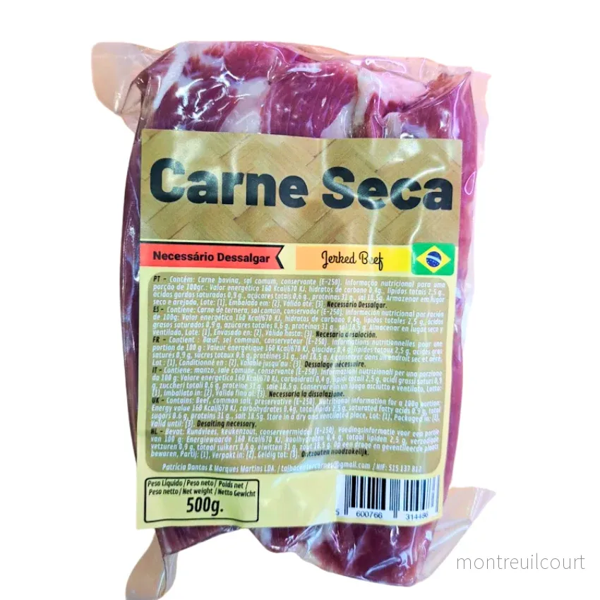 Carne Seca / Jerked Beef – Center Carnes (500g) Carne Seca / Jerked Beef – Center Carnes (500g)