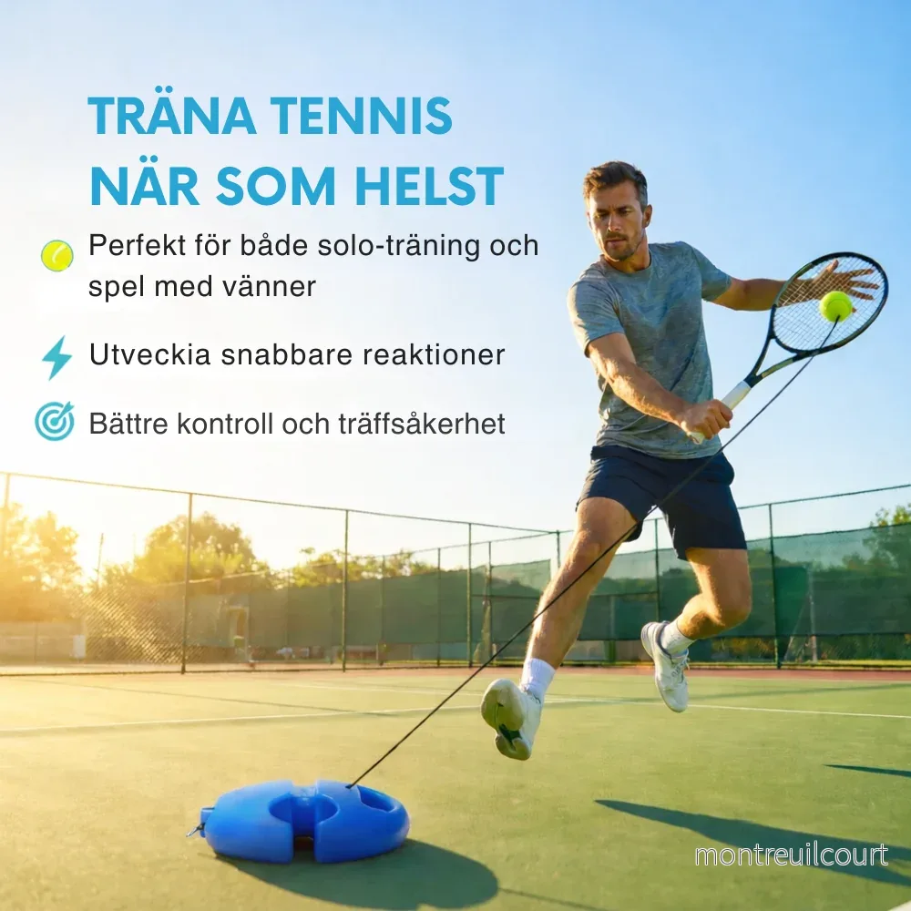 Portabel tennistränare med reboundboll - Bild 2