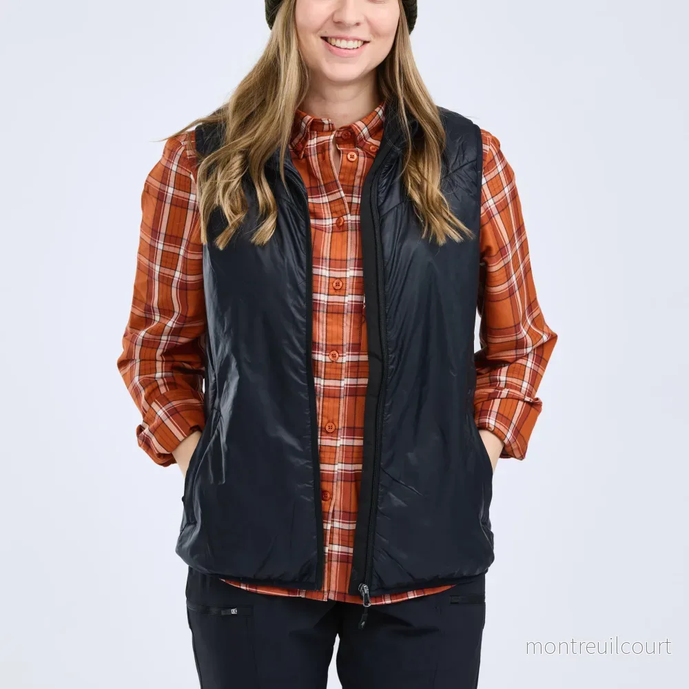 Pinewood Wool Insulated Midlayer Vest Black Dam Pinewood Wool Insulated Midlayer Vest Black Dam