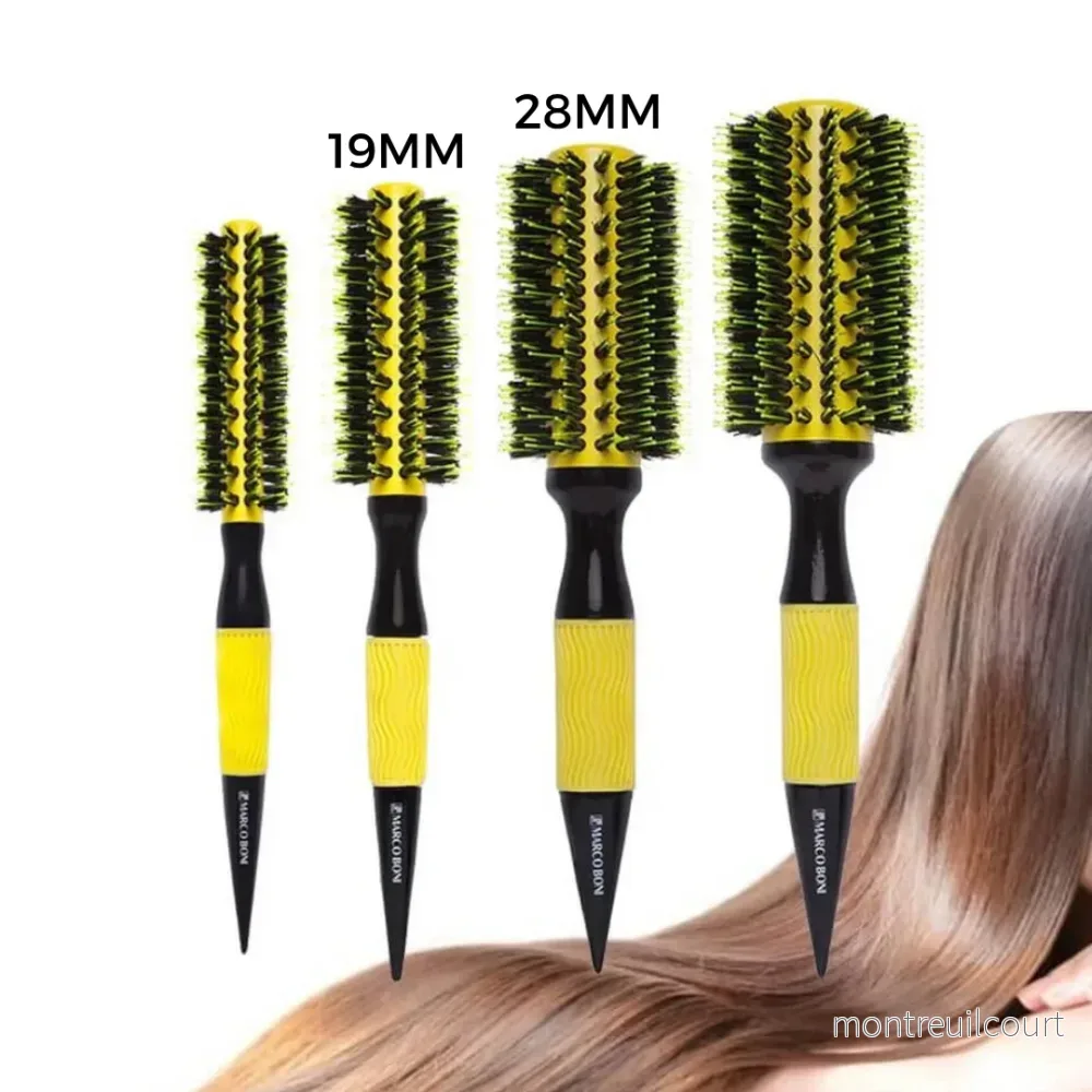 Pro Thermal Ceramic Yellow Blow Dry Hair Brush – 2 Sizes.