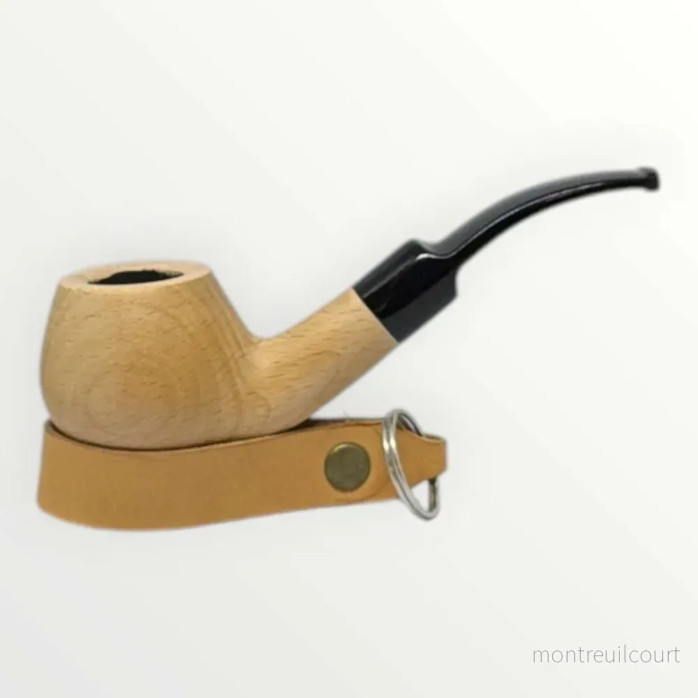 Pipa Naturell – Obehandlad Träpipa i Modell Bent Apple (136mm) Pipa Naturell – Obehandlad Träpipa i Modell Bent Apple (136mm)