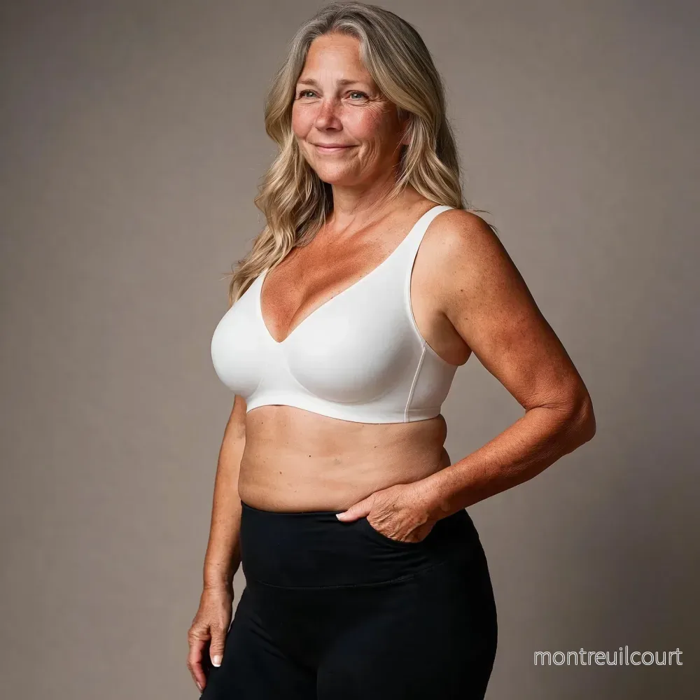 Extra Comfort – Bygellös Push-Up BH med Lyft & Djup V-ringning - Bild 2