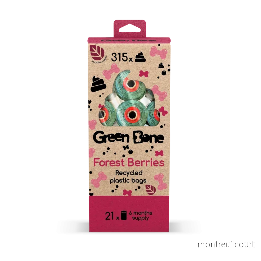 Green Bone Forest Berries Hundeposer 315 stk.