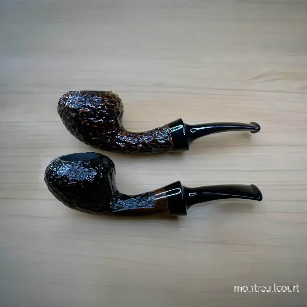 Mini Blowfish 10,6 cm Briar Pipa – Handsnidad och Graverad Tobakspipa