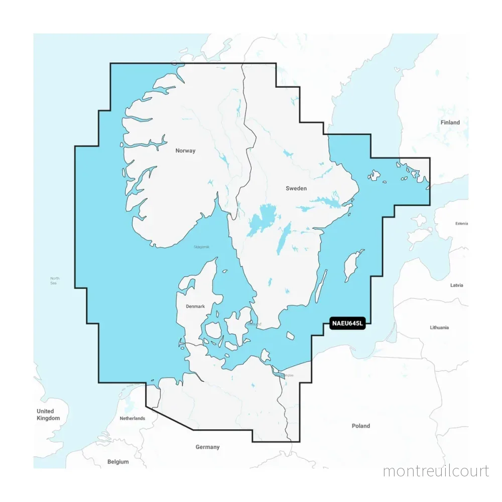 Navionics+ NAEU645L Södra Skandinavien och Norra Tyskland (Scandinavia, South & Germany) Navionics+ NAEU645L Södra Skandinavien och Norra Tyskland (Scandinavia, South & Germany)