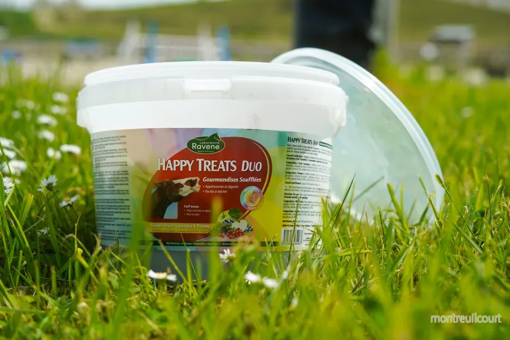Ravene Happy Treats Duo Hästgodis Hink 2 kg - Bild 3