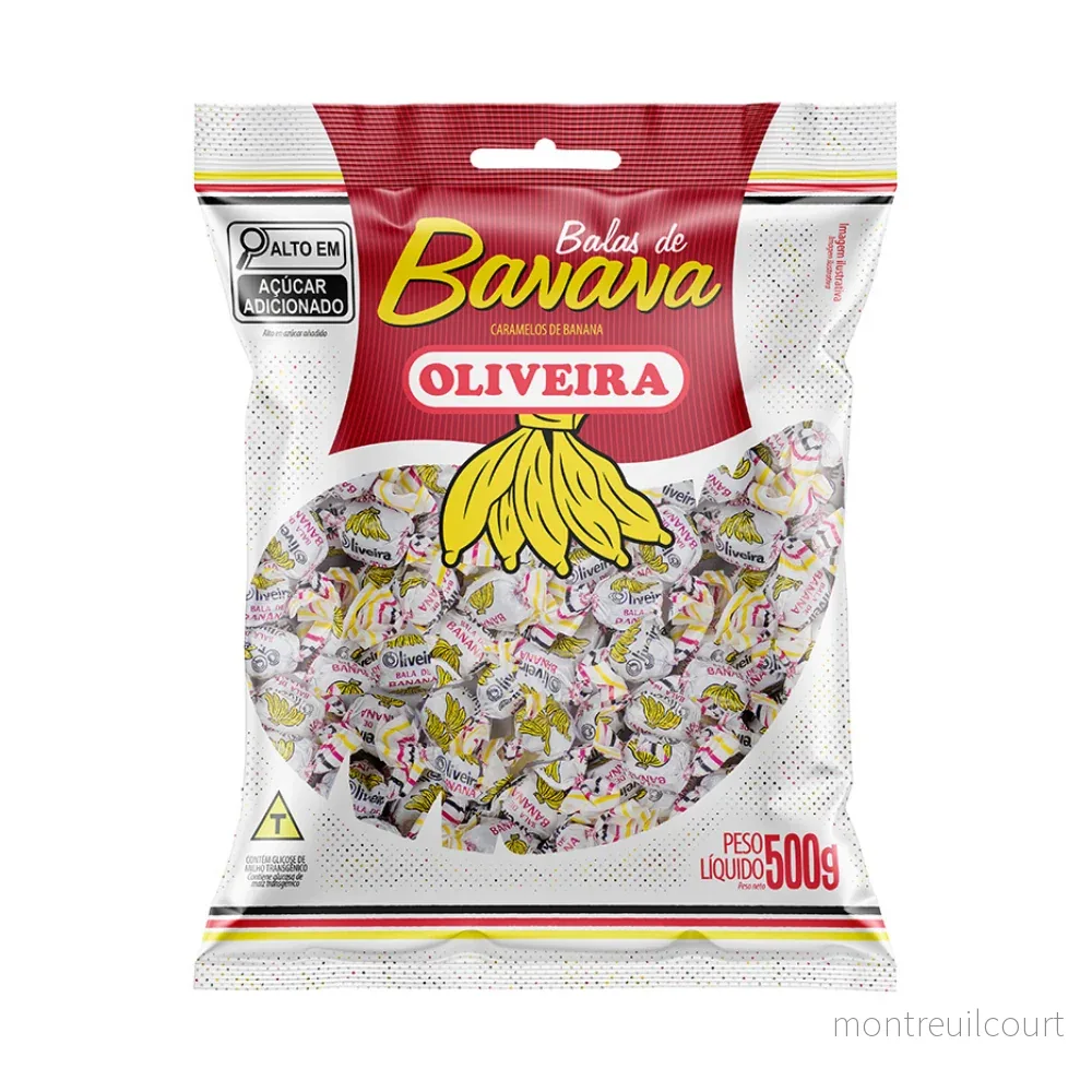 Bala de Banana / Soft Banana Candy – Oliveira (500g) Bala de Banana / Soft Banana Candy – Oliveira (500g)