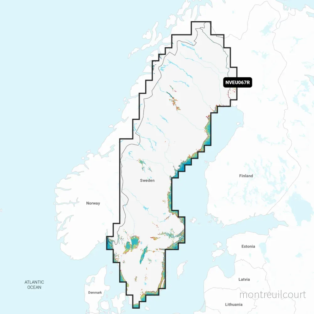 Garmin Navionics+ Vision NVEU067R Sverige, sjöar och floder (Sweden, Lakes & Rivers) Garmin Navionics+ Vision NVEU067R Sverige, sjöar och floder (Sweden, Lakes & Rivers)