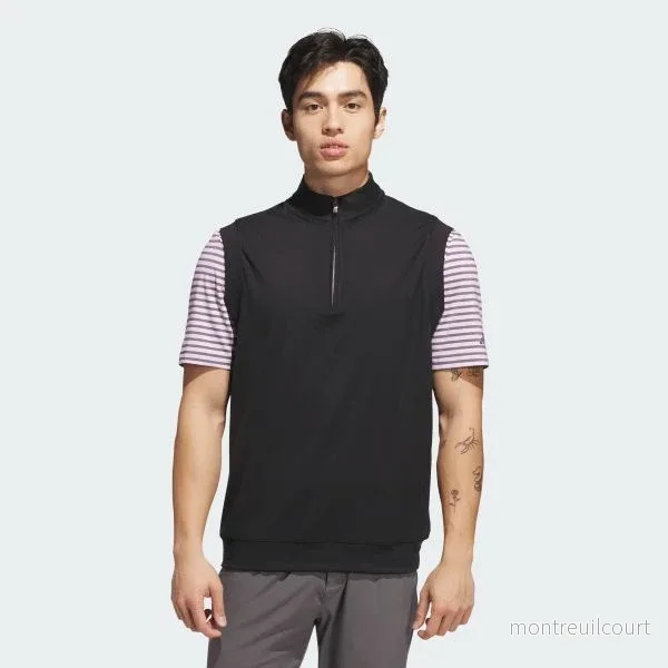 Väst - Adidas Ultimate365 Classic Quarter-Zip Vest Svart - Bild 3