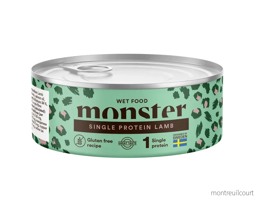 Monster Cat Adult Vådfoder Single Protein Lamb 100g Monster Cat Adult Vådfoder Single Protein Lamb 100g