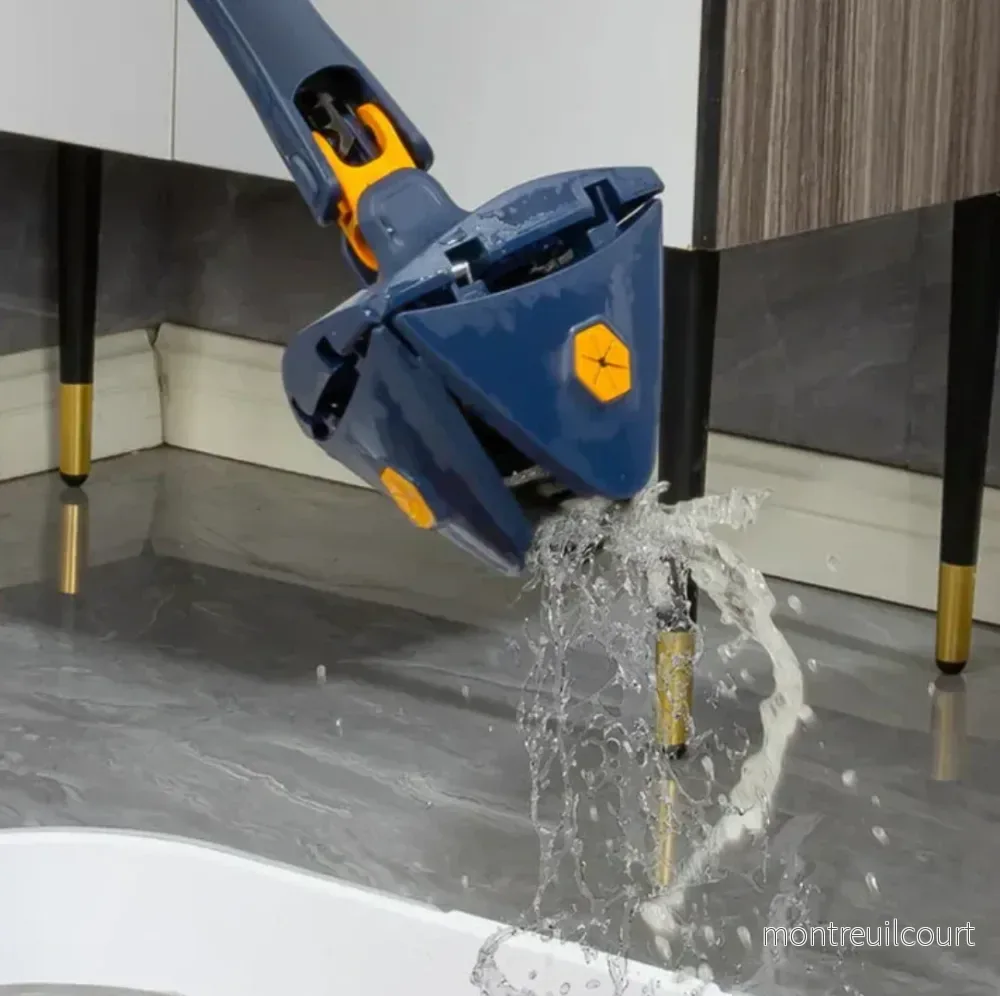 SmartMop 360 – roterande mopp med självrengöring och justerbart handtag - Bild 3