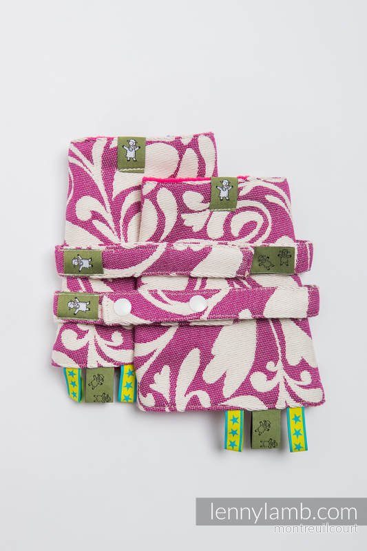 Lenny Lamb Axelremsskydd – Twisted Leaves Cream & Purple Lenny Lamb Axelremsskydd – Twisted Leaves Cream & Purple