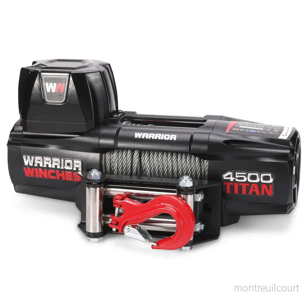 Warrior Winches Titan 4500lb Vinsch 24V - Stålvajer - Bild 3