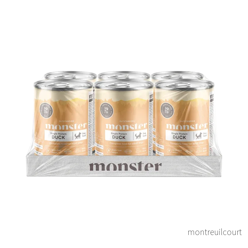 Monster Våtfoder Single Protein Duck 400g - Bild 2