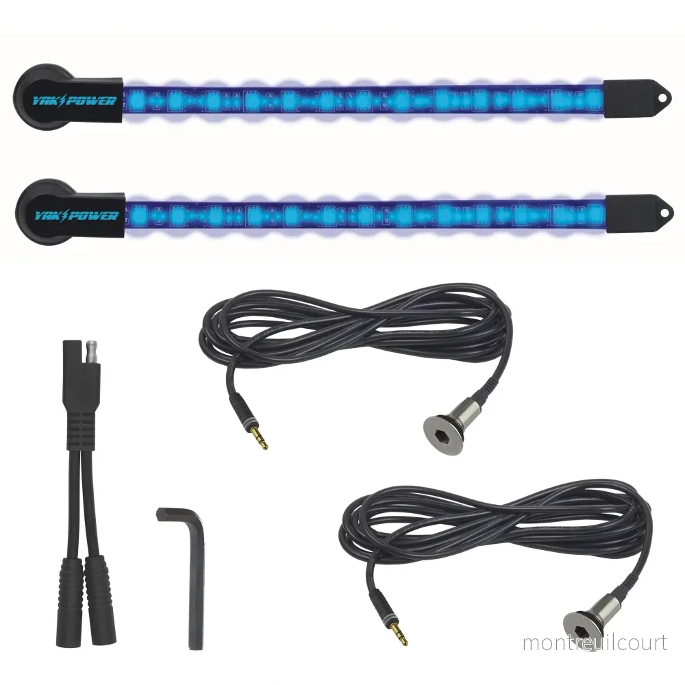 YAK-POWER  10″ LED Light Kit, 2-Piece – Blue