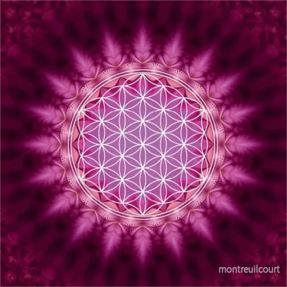 Kort med kuvert – Livets blomma. Flower of life. Ekologiskt Kort med kuvert – Livets blomma. Flower of life. Ekologiskt