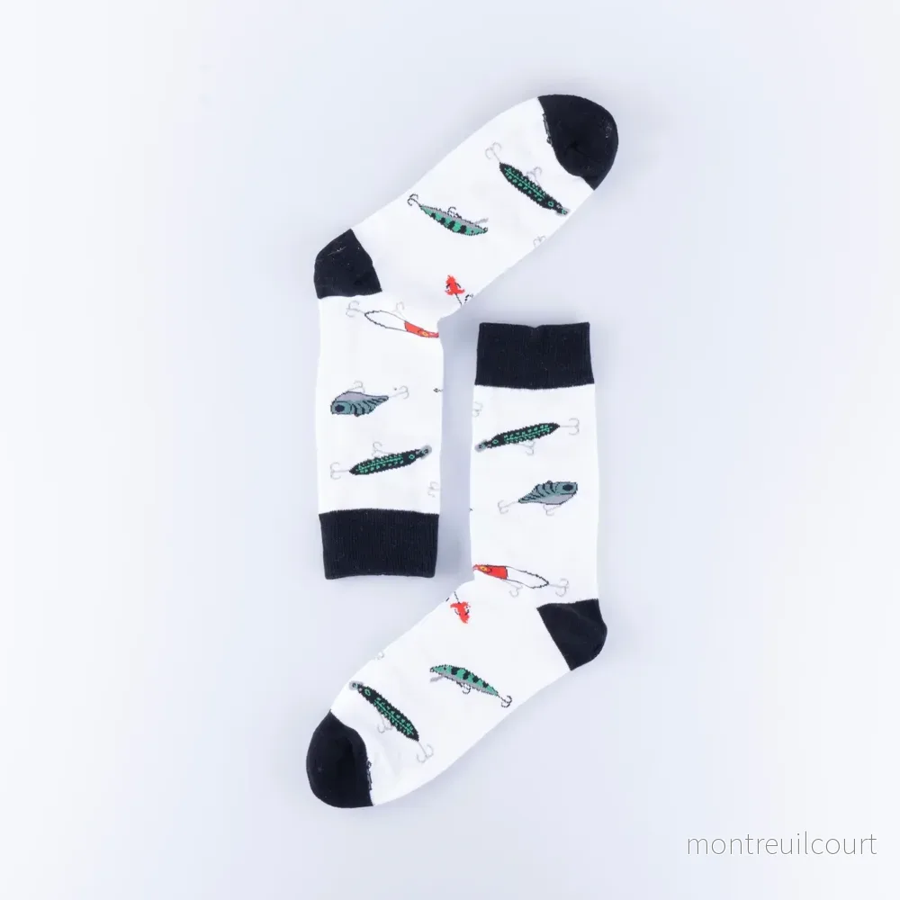 SQRTN Bomullsstrumpa – Lure White SQRTN Bomullsstrumpa – Lure White