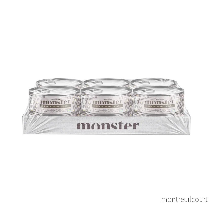 Monster Cat Adult Vådfoder Multi Chicken, Turkey & Duck 100g - Bild 2