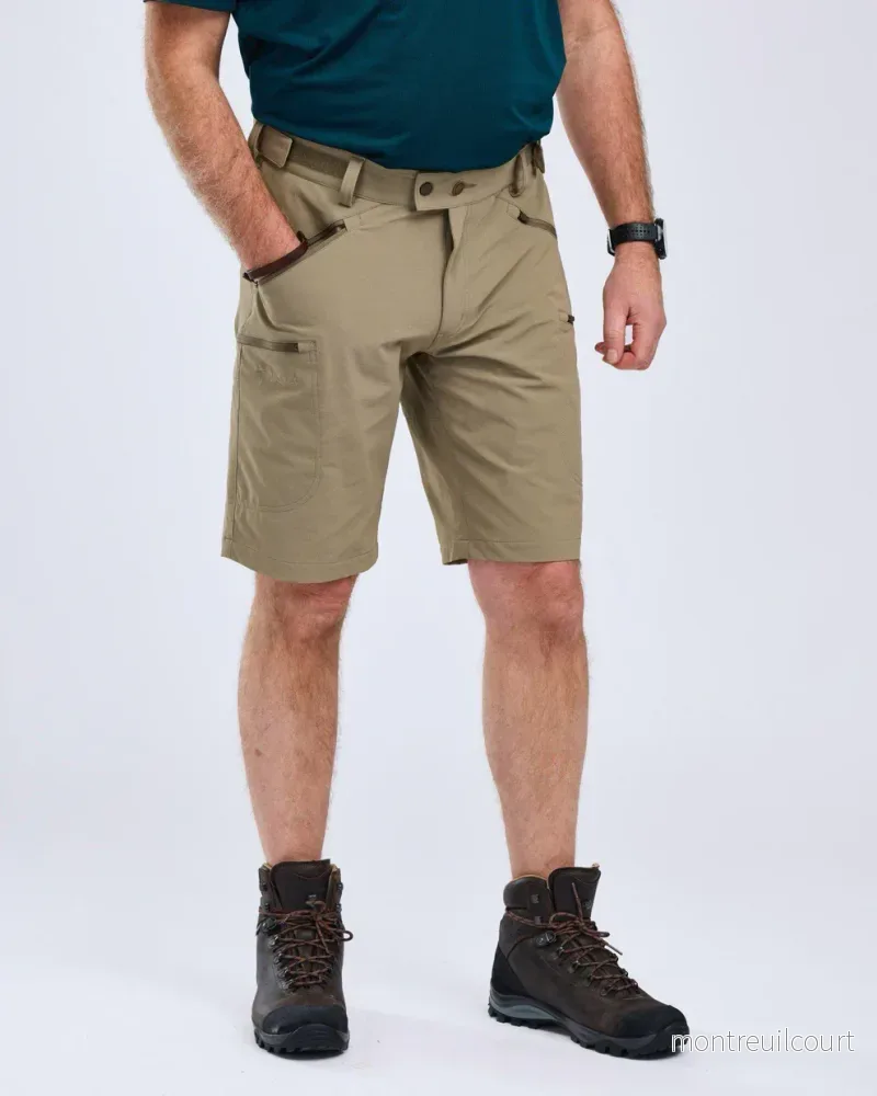 Pinewood Abisko Light Stretch Shorts Mole Brown - Bild 3