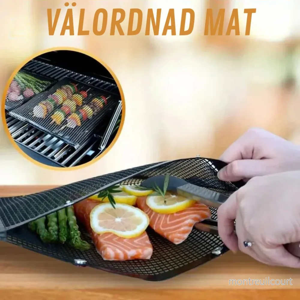 Anti-stick och återanvändbara mesh grillpåsar - Bild 3