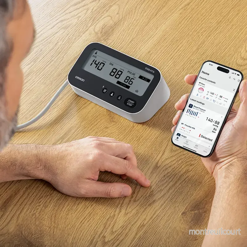 Blodtrycksmätare OMRON M4 Connect AFib - Bild 2