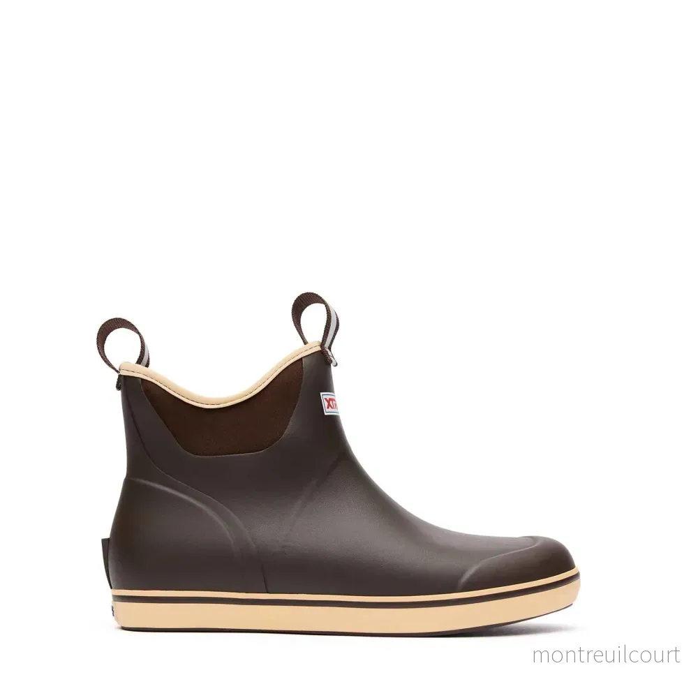 XTRATUF Men's 6" Ankle Deck Boots Chocolate/Tan - Bild 3