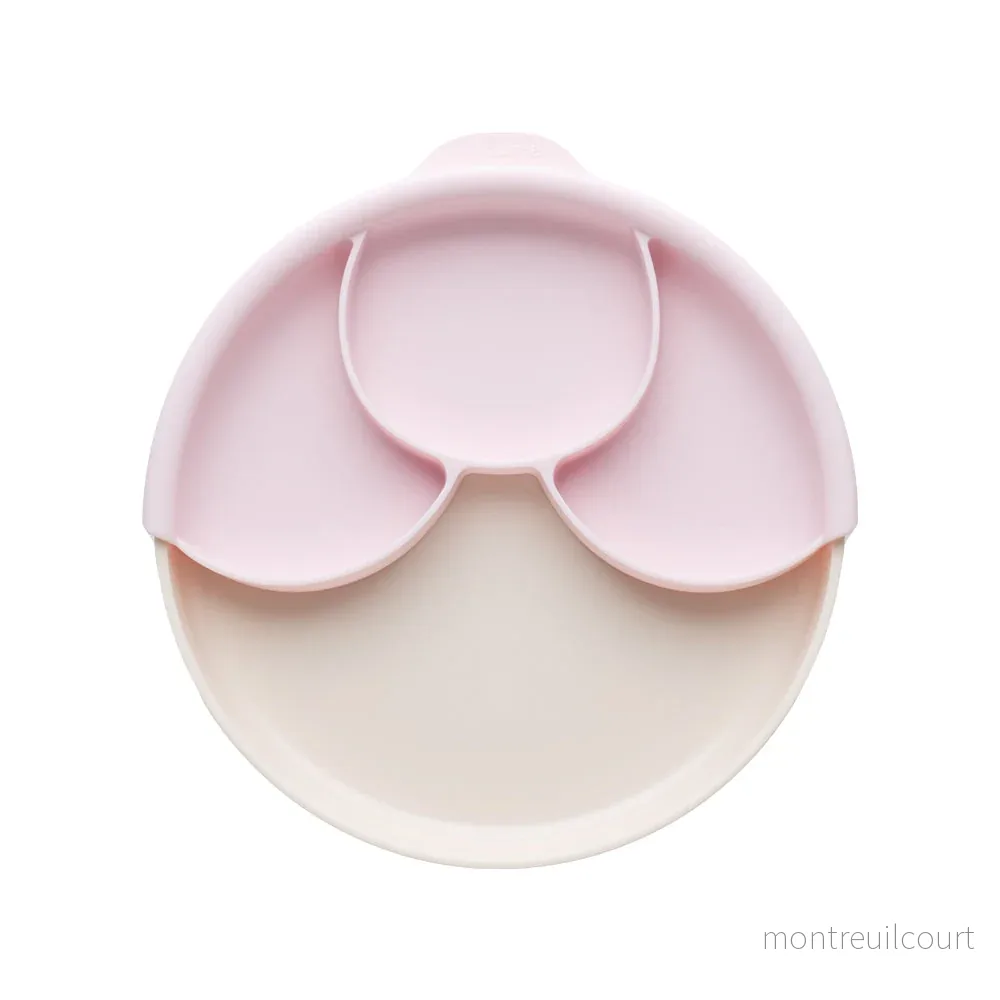 Healthy Meal Set barntallrik (Vanilla/Cotton Candy)