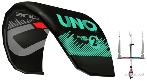 Ozone Uno V2 kite med V5 bom Ozone Uno V2 kite med V5 bom