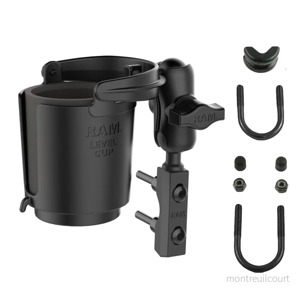 RAM Mounts Perch U-Bolt Drink Cup Hold Short