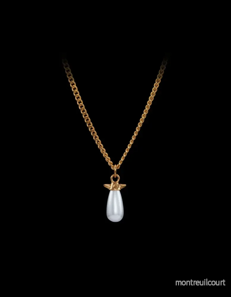 PEARL TEAR NECKLACE - Bild 3