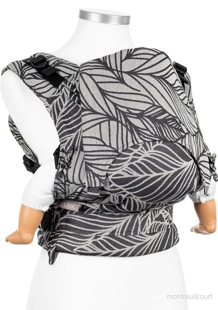 Baby Size: Fidella Fusion - Dancing Leaves Black & White - Bild 2