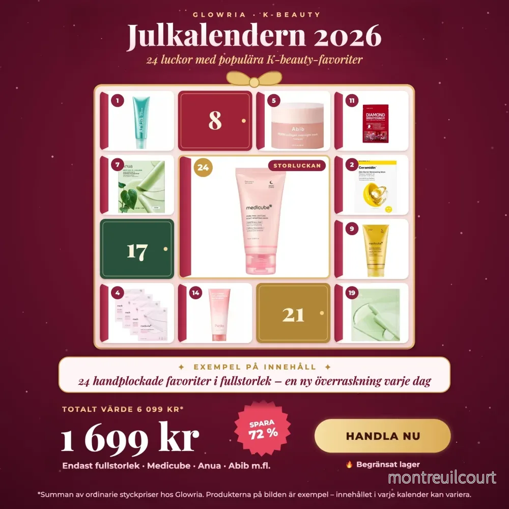 K-beauty Julkalender 2026 – 24 luckor ansiktsmasker & läppvård - Bild 3