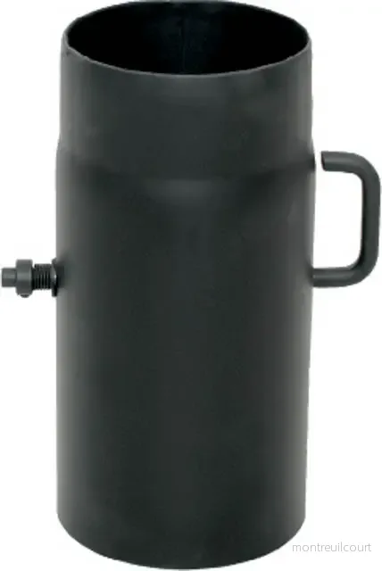 Eurofire Oisolerat Rökrör 250 mm med Spjäll Eurofire Oisolerat Rökrör 250 mm med Spjäll