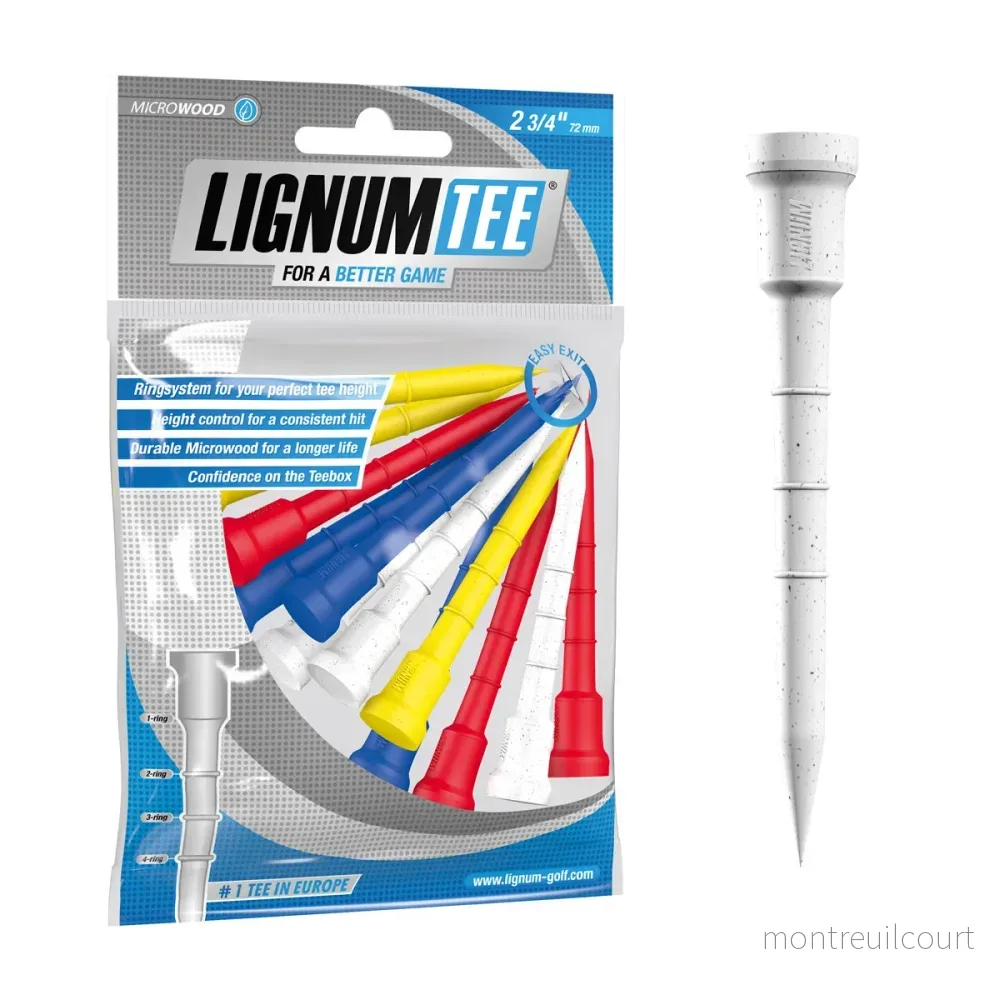Peggar – Lignum Tee 72 mm 12-pack Blandade Färger Peggar – Lignum Tee 72 mm 12-pack Blandade Färger
