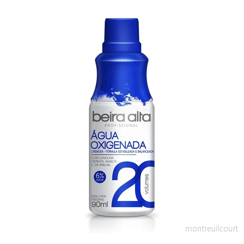 Água Oxigenada – 20 Volume Hydrogen Peroxide for Hair Color – Beira Alta (90 ml )