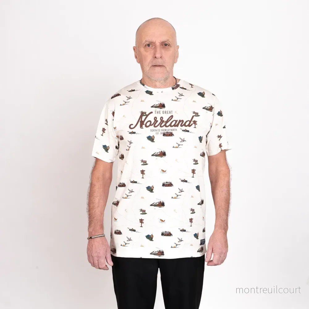 Sqrtn Great Norrland T-Shirt – Karte Cream