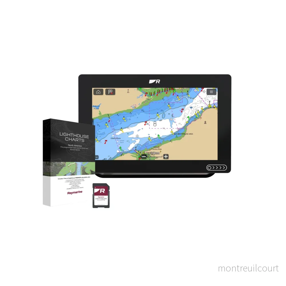 Raymarine AXIOM+ 9 – 9″ MFD samt LightHouse sjökort över norra Europa
