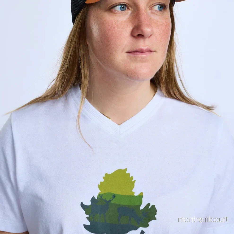 Pinewood Finnveden Recycled Outdoor T-shirt W vit - Bild 3