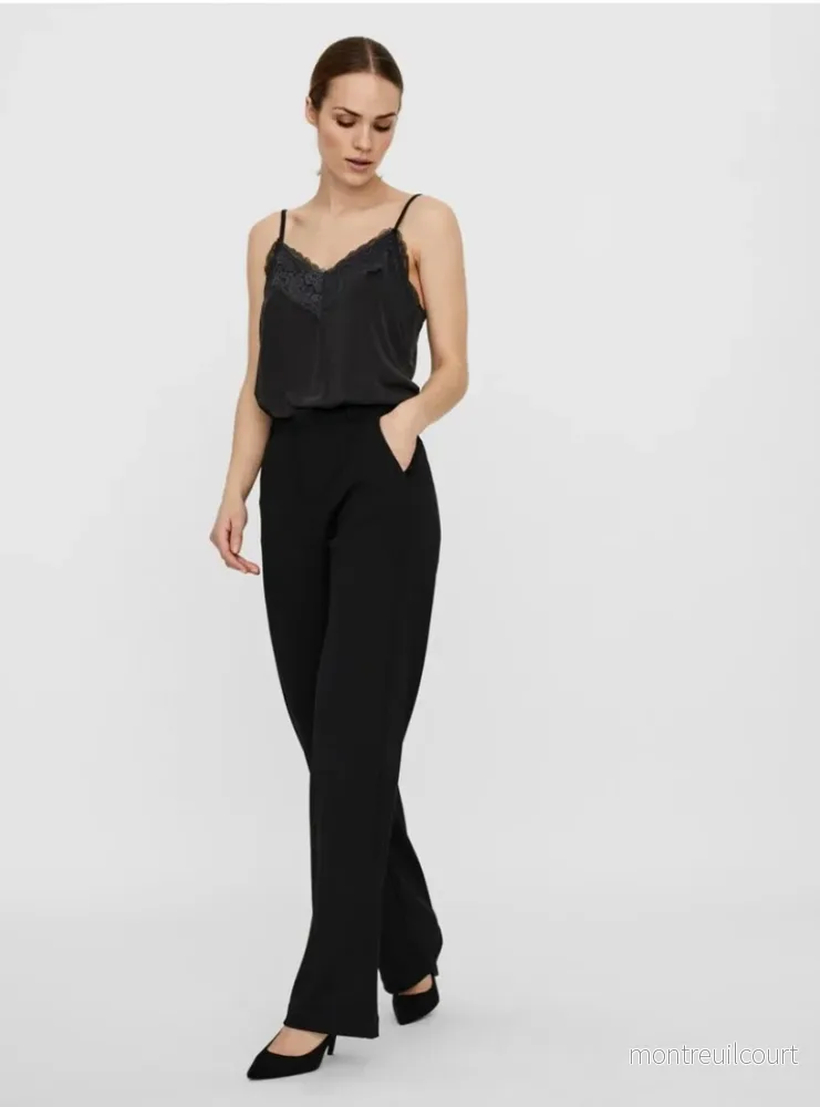 ZAMIRA SLIM STRAIGHT PANT – BLACK ZAMIRA SLIM STRAIGHT PANT – BLACK