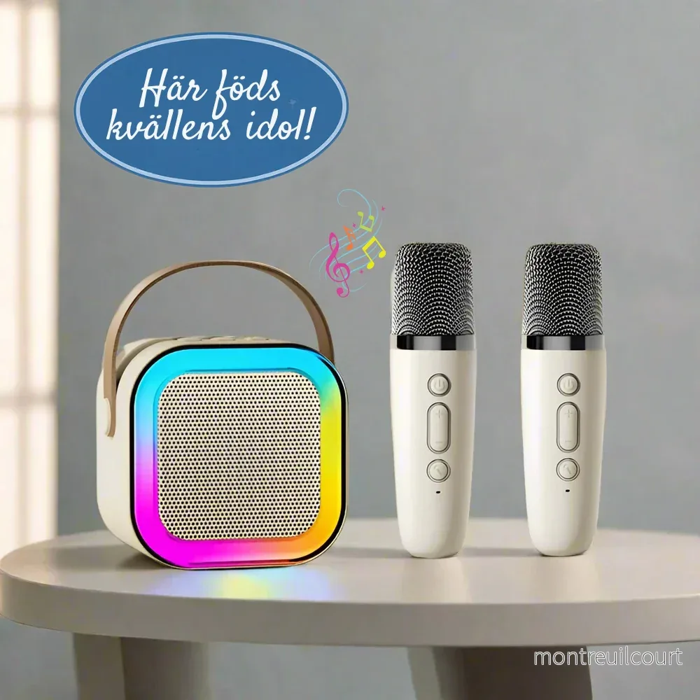 Trådlös Karaoke Mikrofon & Högtalare – För Barn och Vuxna