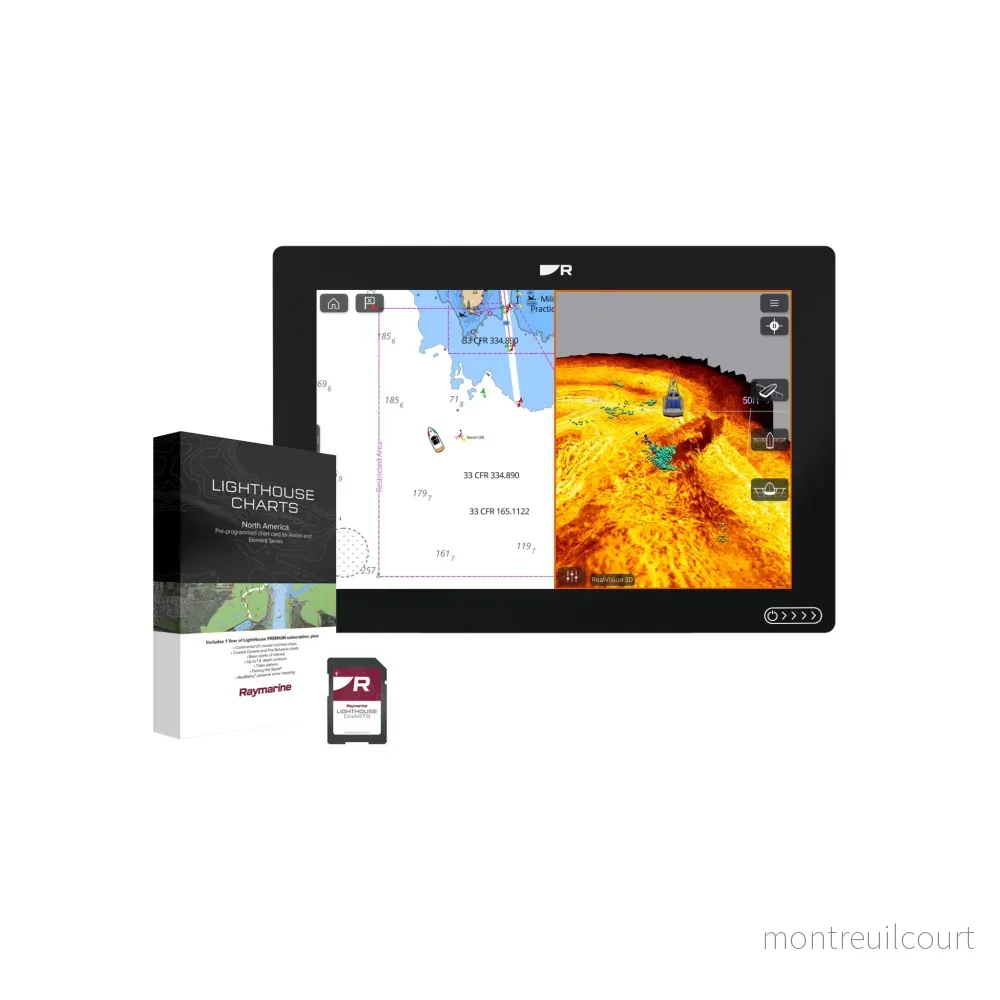 Raymarine AXIOM+ 12 RV – 12″ MFD med integrerad RealVision 3D och 600W samt LightHouse sjökort över norra Europa Raymarine AXIOM+ 12 RV – 12″ MFD med integrerad RealVision 3D och 600W samt LightHouse sjökort över norra Europa
